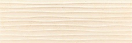 Baldocer Velvet Wellen Cream Rett Керамическая плитка белая глина 30х90 см