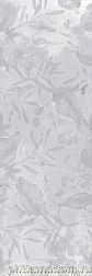 Плитка Meissen Bosco Verticale цветы серый 25х75 см