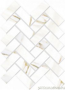 Vallelunga Cava Mosaico Herringbone Satin Finish Мозаика 20,5х24 см