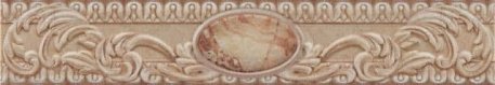 Pamesa Ceramica Dom Danza crema Бордюр 7,5х45,2
