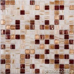 NS-mosaic Gold series MIX6 Мозаика стеклянная 32,7х32,7 см