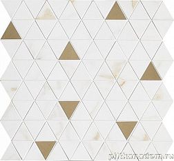 Allmarble Wall Golden White Mosaico Tria Satin M8H1 Мозаика 40x43 см