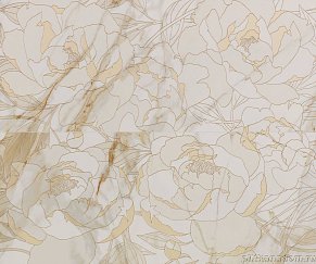 Fap Ceramiche Roma Gold Calacatta Rose Oro Inserto Mix 2 Бежевое Полированное Панно 100х120 см