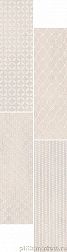 Декор Meissen Вставка Sandy Island мозаика серый 14,4x54,2 см