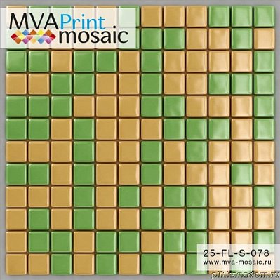 MVA-Mosaic 25FL-S-078 Стеклянная мозаика 31,7x31,7 (2,5х2,5)