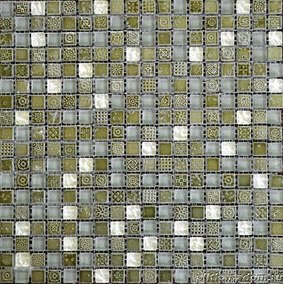 Imagine Mosaic HS0336 Мозаика из смеси стекла,камня и металла 30,1х30,1