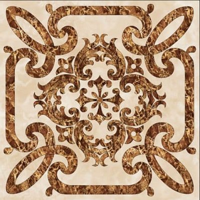 Infinity Ceramic Tiles Imperiale Emperador Decor-1 Beige Декор 60х60