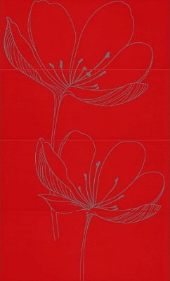 Viva Ceramica Gotha 255D2RE Dream B Red Панно 25x60х4 (4 шт.) см