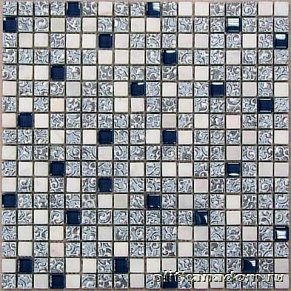Bonaparte Мозаика стеклянная с камнем Dreams Blue 30х30