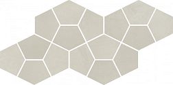 Italon Continuum Пьюр Призм Бежевая Натуральная Мозаика 20,5х41,3 см