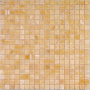 Premium Marble Чистые цвета Honey Onix Polished Мозаика 1,5x1,5 29,7x29,7 см