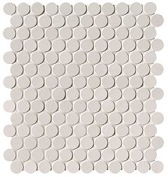 Fap Ceramiche Milano & Floor Bianco Round Mosaico Matt Мозаика 29,5x32,5 см
