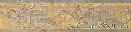Gardenia Versace Palace Stone 114452 Oro Fasce Foglia Бордюр полир. 9,8х39,4
