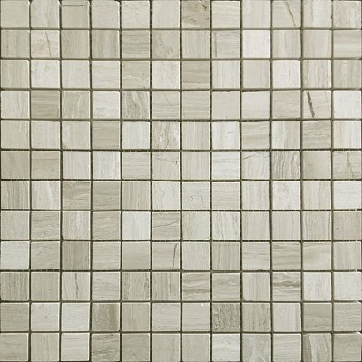 Caramelle Pietrine Travertino Silver Матовая Мозаика 4мм 29,8х29,8 (2,3х2,3) см