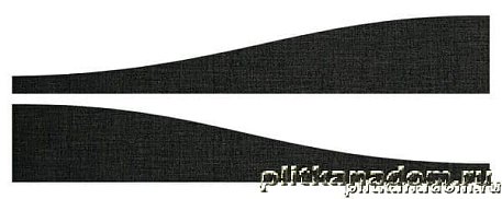 Atlas Concorde Fibra Black Listone Wave Mix 2 Декор 8,7x60
