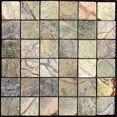 Art Natura Marble Mosaic Rain Forest Green Мозаика 30,5х30,5 см