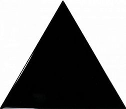 Equipe Scale Trangolo 23821 Black Настенная плитка 10,8х12,4 см