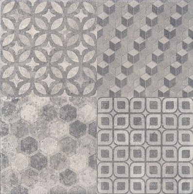 Керама Марацци  Саттон SG150900N Напольная плитка орнамент серый 40,2х40,2