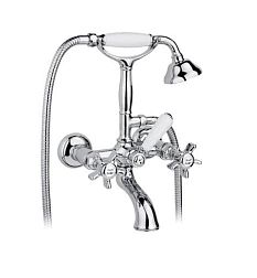 Смеситель Nicolazzi Dames Anglaises арт. 1401CR18 для ванны с душем, хром, ручки Dames Anglaises