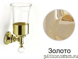 Webert Karenina КА500301 Стакан для зубных щеток из латуни, наконечники Swarovski, стакан из стекла, золото