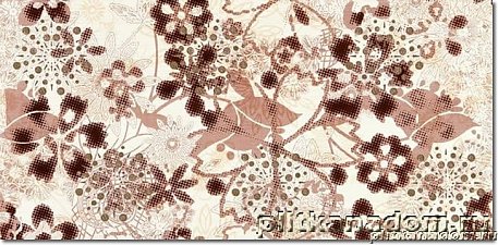 Opoczno Linero Braz Flower Декор настенный 29x59,3