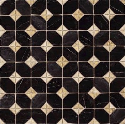 Vives Iliada Negro Напольная плитка 43,5x43,5 см