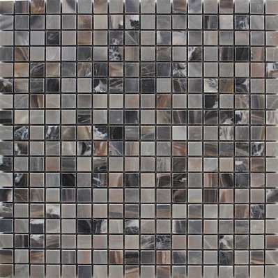 Premium Marble Чистые цвета Louis Grey Polished Мозаика 1,5x1,5 29,7x29,7 см