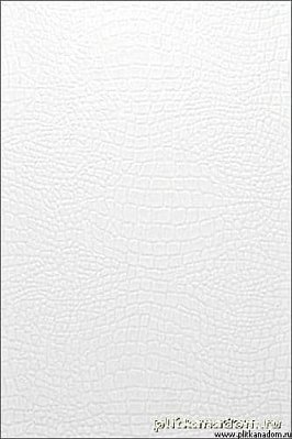Варан. Настенная керамическая плитка. белый 8021 20х30