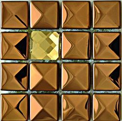 Architeza Illusion AK11 Стеклянная мозаика 30,5х30,5 (кубик 2х2) см