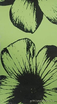 Tubadzin Colour D-Floral Green Декор 32,7x59,3