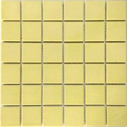 Caramelle L Universo Nana Gialla Желтая Матовая Мозаика 30,6х30,6х6 (4,8х4,8) см