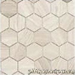 Caramelle Pietrine Hexagonal Travertino silver MAT hex Мозаика 29,5x30,5х6 (1,8x3) см