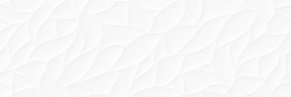 Cersanit Glory Настенная плитка рельеф. белая (GOU052) 25x75 см