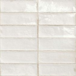 Mainzu Alboran White Белая Сатинированная Настенная плитка 10x30 см