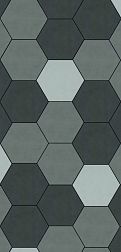 Jet Mosaic Hex HX02 Декор Напольная плитка 60х52 см