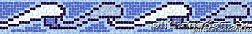 Architeza Панно Морской прибой 1 Панно из мозаики Monpansie 64,4х18,3 см