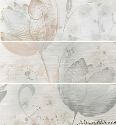 Argenta Ceramica Aquatile Tulipe Панно (из 3-х штук)  75x70
