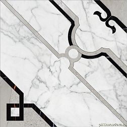 Kerranova Marble Trend Calacatta K-1000-MR-d01-cut Панно 60х60 см
