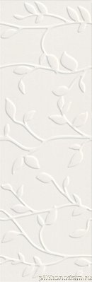 Плитка Meissen Winter Vine рельеф белый 29x89 см