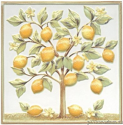 Керама Марацци Капри TLA001 Лимонное дерево Декор 20х20