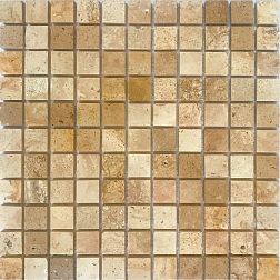 Muare Каменная мозаика QS-002-25P-10 Мозаика 2,5х2,5 30,5х30,5 см