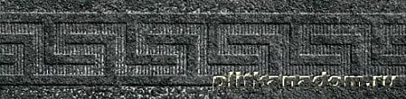Gardenia Versace Palace Stone 114246 Black Fasce Greca Lap Бордюр 9,8х39,4