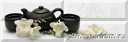 Absolut Keramika Japan Tea 04 Панно 20x60 (из 4-х штук) см