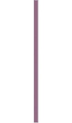 Paradyz Reflection Lilac Uniwersalna Listwa Szklane Бордюр 2,3х60
