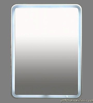 Misty Неон 3 Зеркало LED 600х800 с круглыми углами,сенсор на корпусе