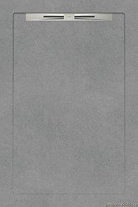 Aquanit Slope Душевой поддон из керамогранита, цвет Arc Gri, 80x120
