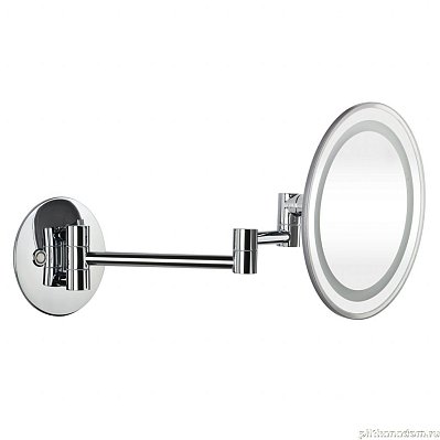 Bemeta 116301802 Косметическое зеркало со светодиодной подсветкой, пластиковая крышка