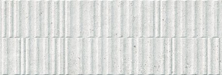 Peronda Manhattan Silver Wavy SP R Серая Структурированная Ректифицированная Настенная плитка 33,3х100 см