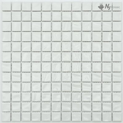 NS-Mosaic Porcelain series P-533 Керамика Глянцевая Белая Мозаика 30х30 (2,3х2,3) см