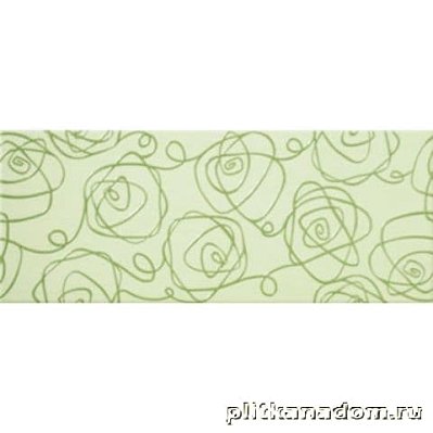 Mariner Dream Verde Decoro Floreale Chiaro Декор 20x50